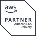 Service Delivery — Amazon EKS — official AWS badge