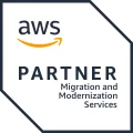 Migration Services Competency — official AWS badge